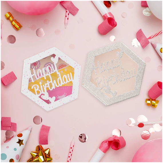 Wykrojnik do papieru - Nellie`s - SD339 pudełeczko urodzinowe